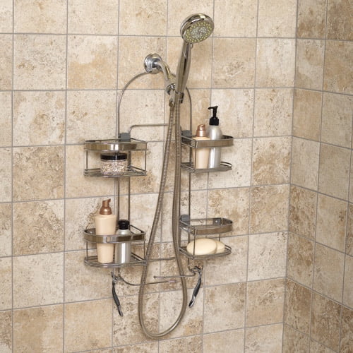 Zenna Home Expandable OvertheShower Caddy, Stainless Steel Walmart