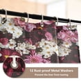 thumbnail image 4 of BZSMCE 4PCS Floral Symphony Shower Curtain Set Bathroom Decorative Set, 4 of 8