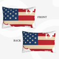 thumbnail image 2 of Lsque American Flag Map Pattern Pillow Case – Soft & Cozy Throw Pillow Cover, Hypoallergenic Cushion Case for Sleeping Women with Envelope Closure-20"x30", 2 of 6