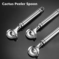 thumbnail image 4 of Peladores de patatas, peladores para cocina, pelador de cactus, pelador multifuncional de acero inoxidable, cuchara para pelar cactus, herramienta de cocina fácil de usar, 3 piezas, 4 of 9