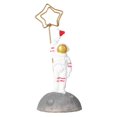 thumbnail image 1 of Estatua de estatuilla de astronauta, diseño bonito, buen regalo, decoración de escritorio duradera multifunción, 2 uds., 1 of 5