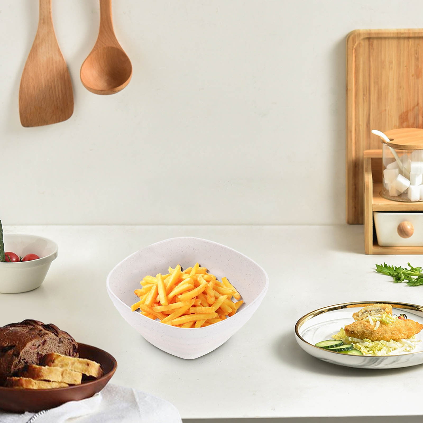 Greentainer Lot De 4 Bols à Céréales/bols à Salade 700 Ml | Bol à Fruits