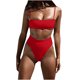 thumbnail image 2 of Traje de baño de 2 piezas para mujer, trajes de baño para mujer, conjunto de tirantes de color primavera/verano para mujer, traje de baño dividido para playa al aire libre para mujer, 2 of 6