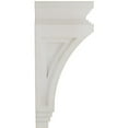 thumbnail image 3 of Ekena Millwork 3 7/8"W x 4 1/2"D x 14"H Arts and Crafts Wood Vintage Decor Corbel, Chalk Dust White, 3 of 6