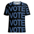 thumbnail image 5 of Vote Bold Text Design T Shirts Basic T-Shirt Short Sleeve Ladies Tee Shirt Summer Graphic Clothing, 5 of 6