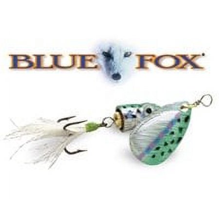 UPC: 0027752054471 | Blue Fox Vibrax Shallow Spinner Fishing Lure 3/16oz Black Chartreuse