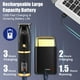 thumbnail image 4 of HIENA PRO Cortapelos y afeitadora de láminas para hombres, cortapelos profesionales inalámbricos con pantalla LCD, recortadora de pelo sin huecos, afeitadora de doble lámina, regalos para hombres, 4 of 5