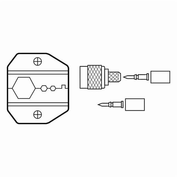 Ideal Crimping Die,Connector Type N Series 30-577