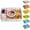 1 Pack-8 Compartments, variant on MEGADOO Glass Spice Jars with Bamboo Lids 12 Pack, 8.45oz Empty Spice Containers with Labels, Airtight Small Seasoning Jars for Salt, Pepper, Chili Powder, Sugar, Loose Tea Storage