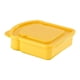 thumbnail image 3 of Caja para sándwiches, pan tostado, golosinas portátiles para verduras, bocadillos para el hogar, bento Amarillo, 3 of 9