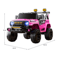 thumbnail image 2 of Montable Eléctrica Jeep Dodo Kids Bwn158 Luces Led Rosa, 2 of 10