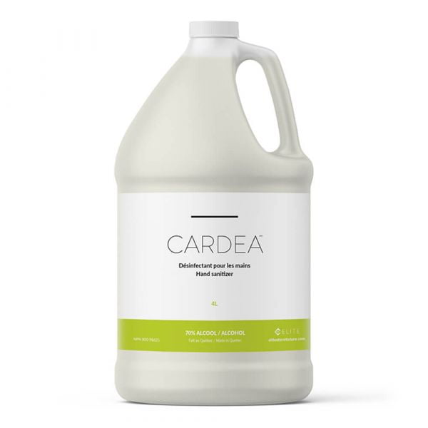 CARDEA - Gel Antibactérien désinfectant pour les Mains - 70% alcool - 4L