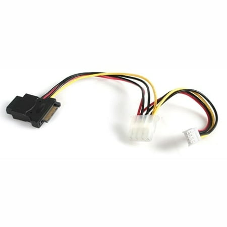 StarTech.com LP4SATAFMD LP4 to SATA Power Cable Adapter with Floppy Power - F/F