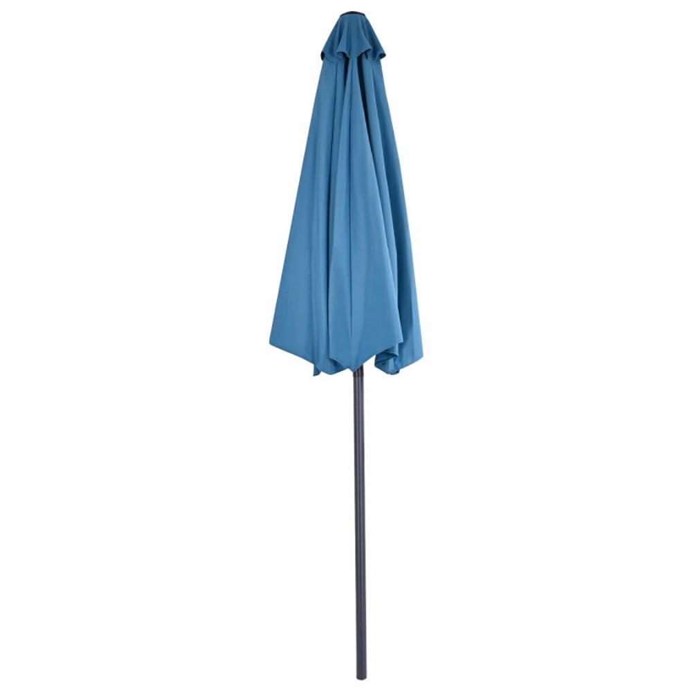 Aimee Lii 9Ft Patio Bistro Half Round Umbrella, Table Umbrella Outdoor Patio, Blue Aimee Lii 9Ft Patio Bistro Half Round Umbrella, Table Umbrella Outdoor Patio, Blue