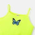 thumbnail image 2 of PatPat 2pcs Toddler Girl Butterfly Print Camisole and Shorts, 2 of 5