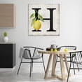thumbnail image 3 of Stupell Industries H with Lemon Letter Food & Beverage Painting Wrapped Canvas Art Print Wall Art, 36 x 36, 3 of 8
