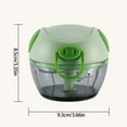 thumbnail image 5 of 170ml Manual Meat Mincer Garlic Chopper Vegetable Onion Cutter Kitchen Tool, 5 of 13