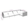 thumbnail image 4 of vidaXL 5 Piece Garden Lounge Set with Cushions Poly Rattan Dark Grey, 4 of 4