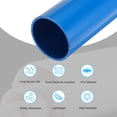 thumbnail image 3 of Uxcell Clear Rigid Pipe 57mm ID 63mm OD 12" High Impact for Water Pipe, Aquarium, Fish Tank, Blue, 3 of 6