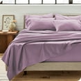 thumbnail image 3 of Bare Home Premium 1800 Ultra-Soft Double Brushed Microfiber Pillowcase Bulk Pack, Standard, 4 Pack, Lavender, 3 of 5