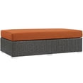 thumbnail image 3 of Modway Sojourn Patio Ottoman in Canvas Navy, 3 of 6