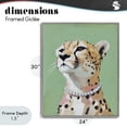 thumbnail image 4 of Stupell Industries Contemporary Glam Cheetah with Jewels Gray Framed Giclee Art, 24 x 30, by The Prints Vibe, 4 of 8