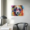 thumbnail image 3 of COMIO  Funny Dog Canvas Wall Art Watercolor Animal Cute Puppy Painting Posters Prints for Farmhouse Kitchen Bedroom Bathroom Decor, 3 of 4