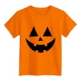 thumbnail image 4 of CMSHTD Halloween Shirts for Kids Boys Short Sleeve Fall, Toddler Boys Cute Children T-Shirts Tops, Orange Size 1-2 Years, 4 of 4