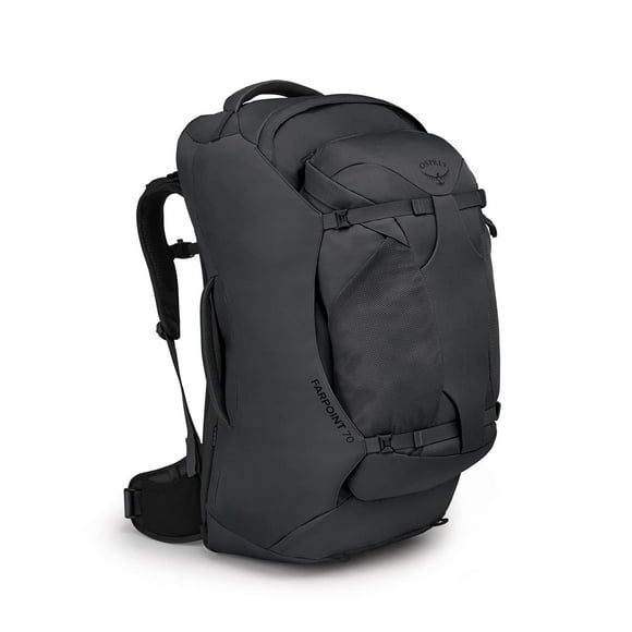 Mochila de viaje Osprey Farpoint 70L para hombre Tunnel Vision Grey