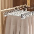 thumbnail image 4 of 10PCS Percha de ropa con clip ajustable Antideslizante Ahorro de espacio Acero inoxidable, 4 of 6