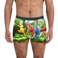 thumbnail image 3 of Lsque Pikmin Pattern Men’s Total Support Pouch Boxer Briefs, X-Temp Cooling, Moisture-Wicking Underwear, Regular, Long-leg and Trunk-X-Large, 3 of 7