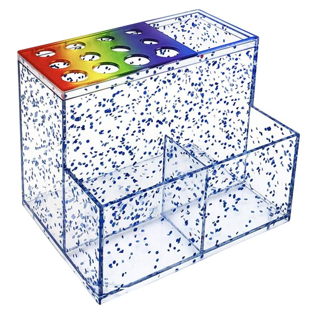 Caja de almacenamiento de tijeras para el cabello Estuche de almacenamiento Azules Zulema Estuche de almacenamiento