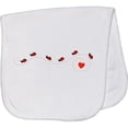 thumbnail image 2 of Inktastic Ladybug Trail Baby Burp Cloth, 2 of 3