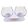 thumbnail image 2 of Comederos elevados para gatos con inclinación de 15 degree para perros pequeños Cuencos dobles, 2 of 9
