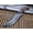 Yellow, variant on 10.5 Long hand forged Damascus steel skinning Knife,5.5" full tang blade, Ram horn scale with Damascus bolster, Cow hide Leather sheath