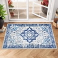 thumbnail image 5 of Haperlare Vintage Rug 2 x 3 Oriental Floral Print Doormat Soft Low Pile Small Rug Non-Slip Door Mat Washable Rug Entrance Kitchen Mat, 5 of 5