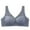 Blue, variant on Bralettes for Women Lace Bra Solid Color WireFree V Triangle Push Up Bra Casual Comfortable Non Padded Everyday Bras Soft L-3XL