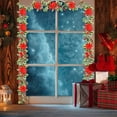 thumbnail image 5 of Eespoir Simulation Flowers Rattan, Wall Hanging Decor, Holly Leaves Red Berries, Christmas Mood Decoration, Artificial Greenery, Seasonal Display(E), 5 of 6