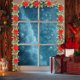 thumbnail image 5 of Rapeiae Simulation Flowers Rattan Wall Hanging Home Decoration Holly Leaves Red Berries Christmas Mood Decoration Simulation Christmas Rattan, 5 of 6