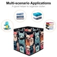thumbnail image 2 of Alpaca Foldable Toy Box with Handle, 10.8"x10.5"x10.6", Large Capacity Storage Bins, Storage Cubes, Storage Baskets, 2 of 6