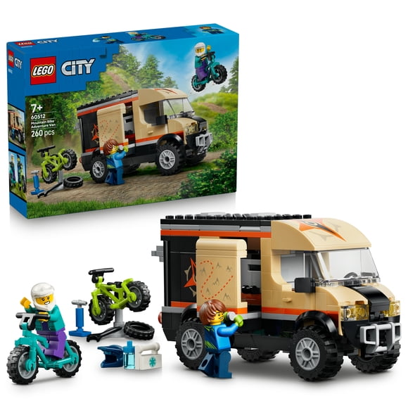 LEGO City L’Autocaravane pour Aventures en VTT 60512