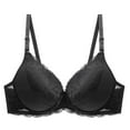 thumbnail image 2 of Bra Set for Women with Steel Rings, Lace Trim, Embroidered Detail, Polyester Fabric, Includes 1 Bra and 1 Panty, Fits True to Size, 2 of 3