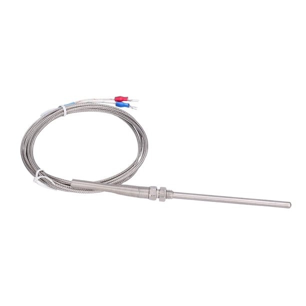 Termopar de temperatura tipo K, termopar de temperatura tipo K, sensor de termopar, sonda de sensor de temperatura, ingeniería de precisión