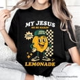 thumbnail image 2 of Life Gave Me Lemons Jesus Lemonade T-Shirt, Funny Christian Faith Retro Tee, 2 of 5