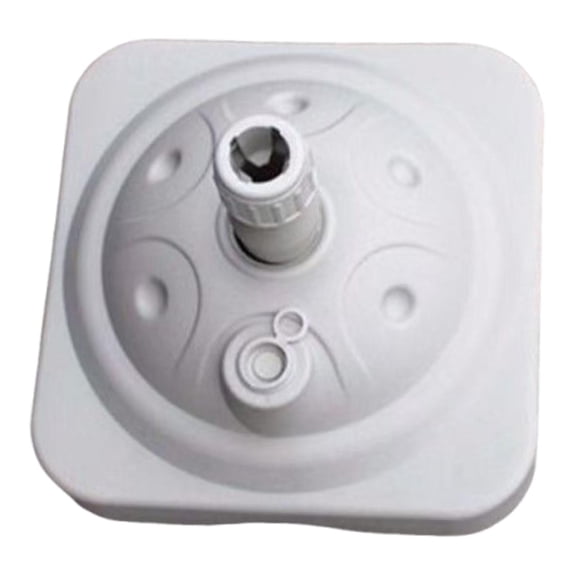 Base rellenable para paraguas, soporte para paraguas, accesorios de alta durabilidad y resistencia. Blanco