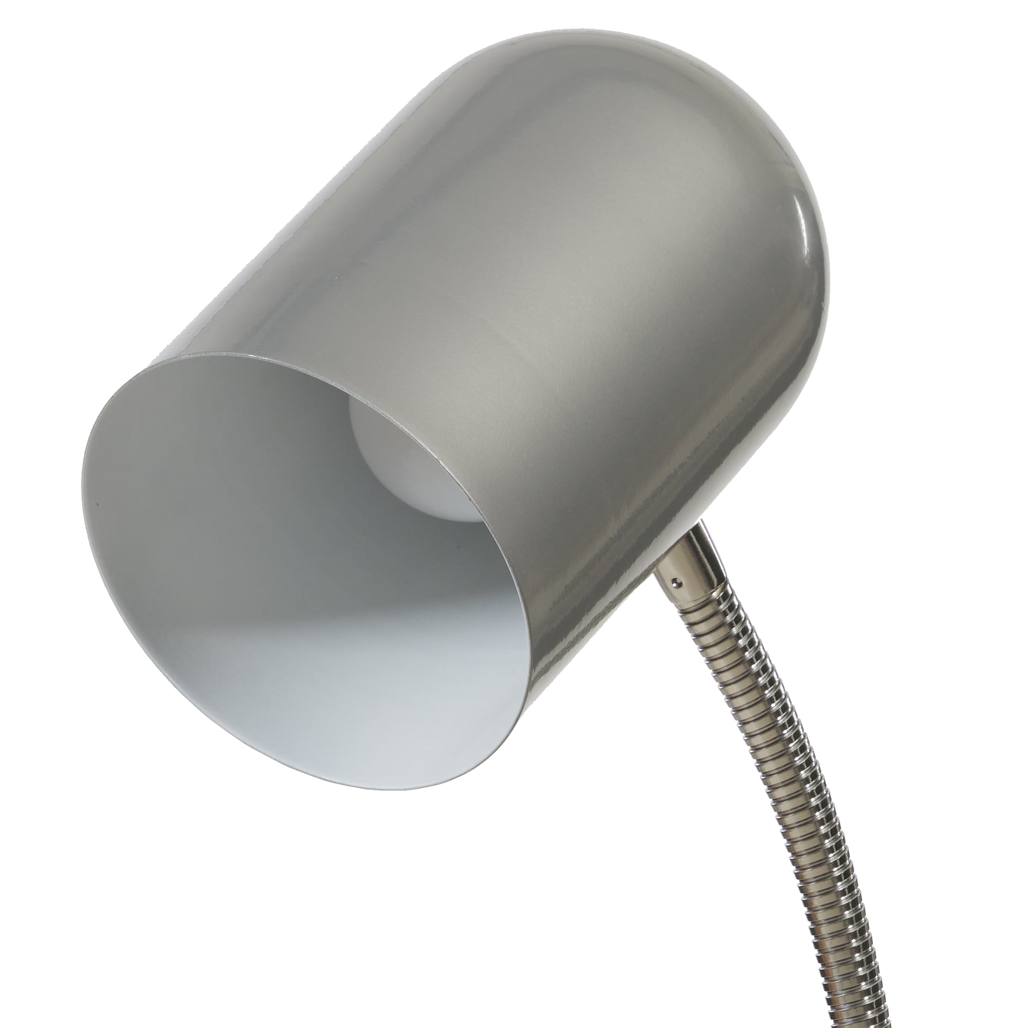 (4 pack) Mainstays 15" Metal Clip Task Lamp, Grey