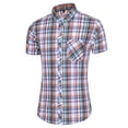 thumbnail image 2 of Rrunsv Golf Shirts for Men Men's Short Sleeve Shirt Cotton Button Down Regular Fit Dress Shirts Orange,XXXXXXL, 2 of 5