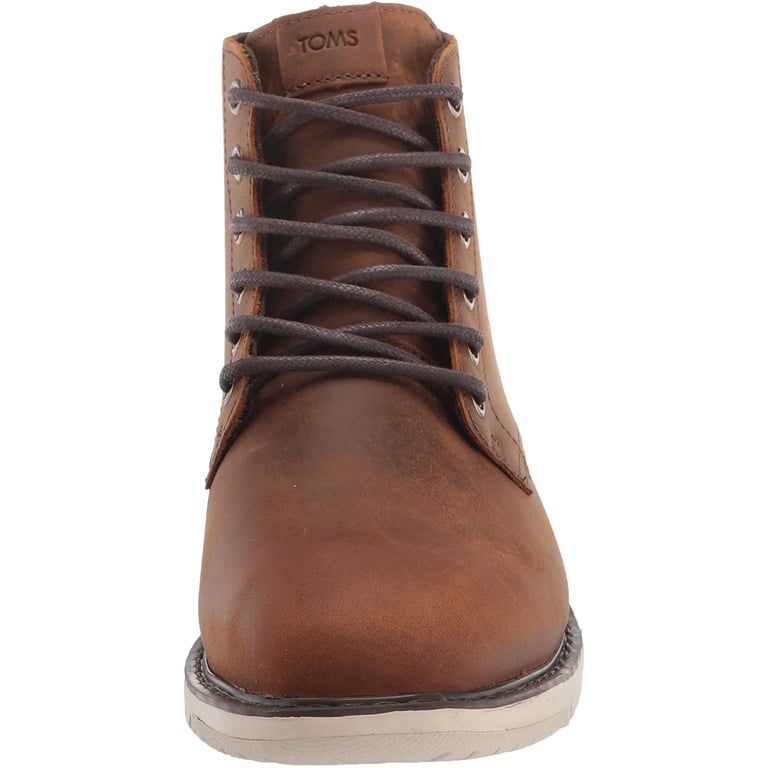 Toms Hillside Brown Leather Lace Up Waterproof Lightweight  display picture 2