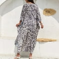 thumbnail image 5 of longantii Swimsuit Coverup for Women Beach Kaftan Dress Bathing Suit Cover Up Summer Long Gauze Swim Cover Ups Vacation Moo Moos for Women, 5 of 5