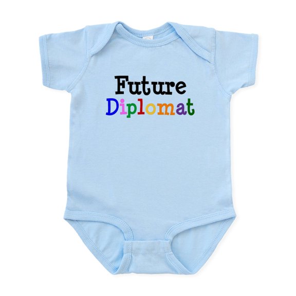 CafePress - Diplomat Infant Bodysuit - Baby Light Bodysuit, Size Newborn - 24 Months